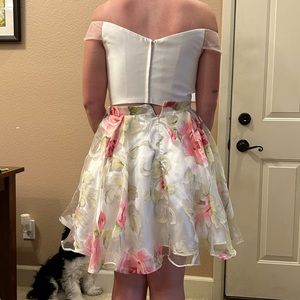 Two piece formal dress